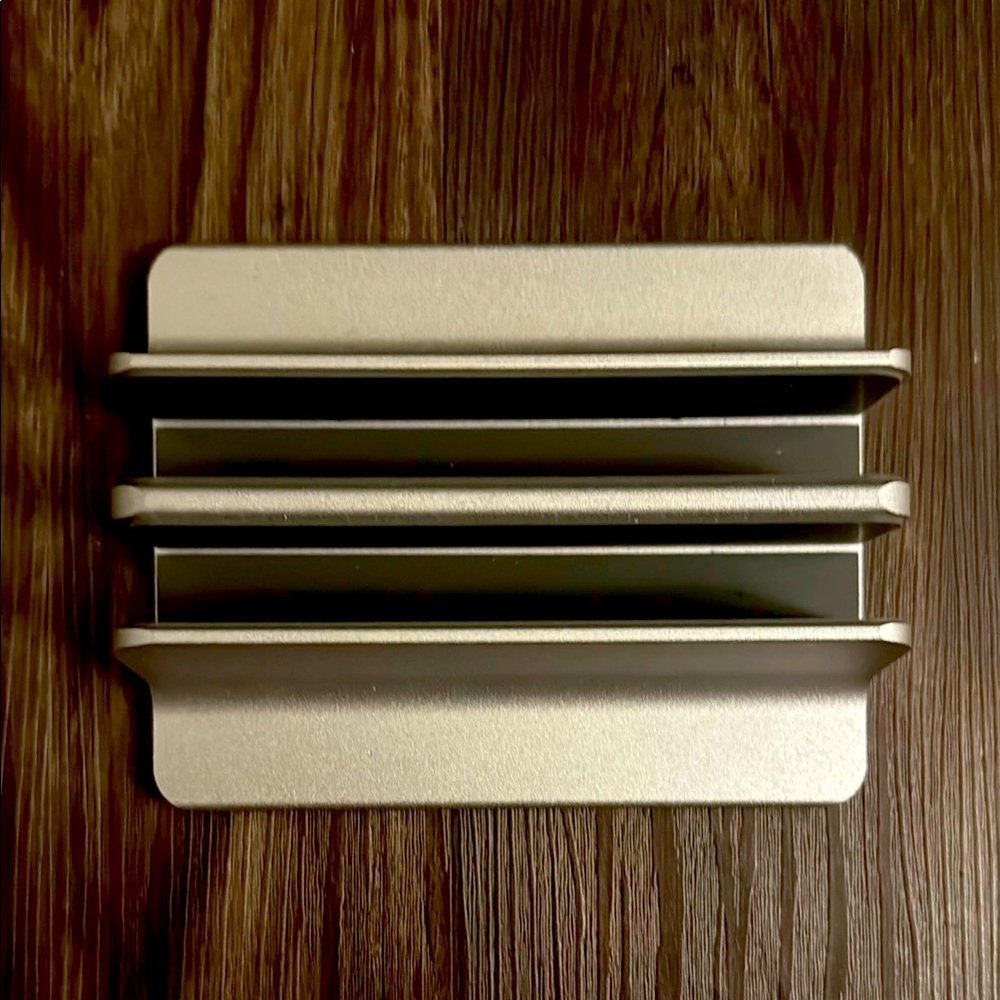 Silver Device Desktop Organizer